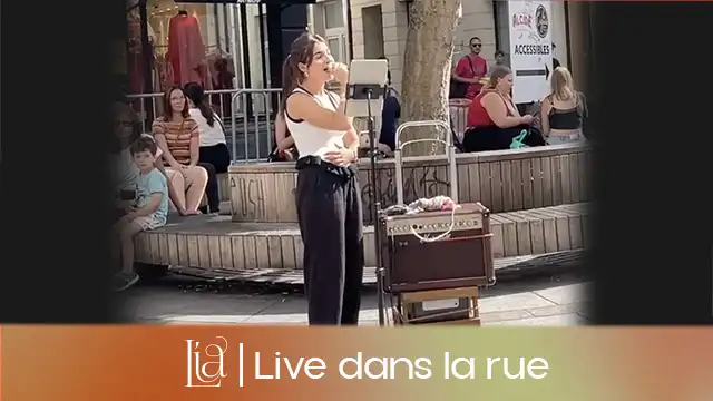 Lia chanteuse live lors d’un mariage à Douai
