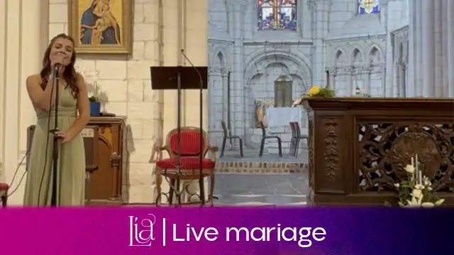 Lia chanteuse live lors d’un mariage à Douai