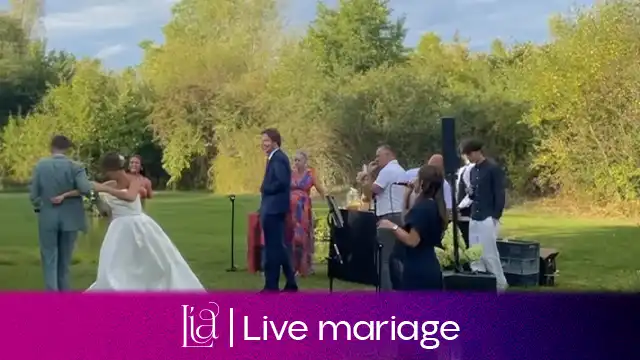 Lia chanteuse live lors d’un mariage à Douai
